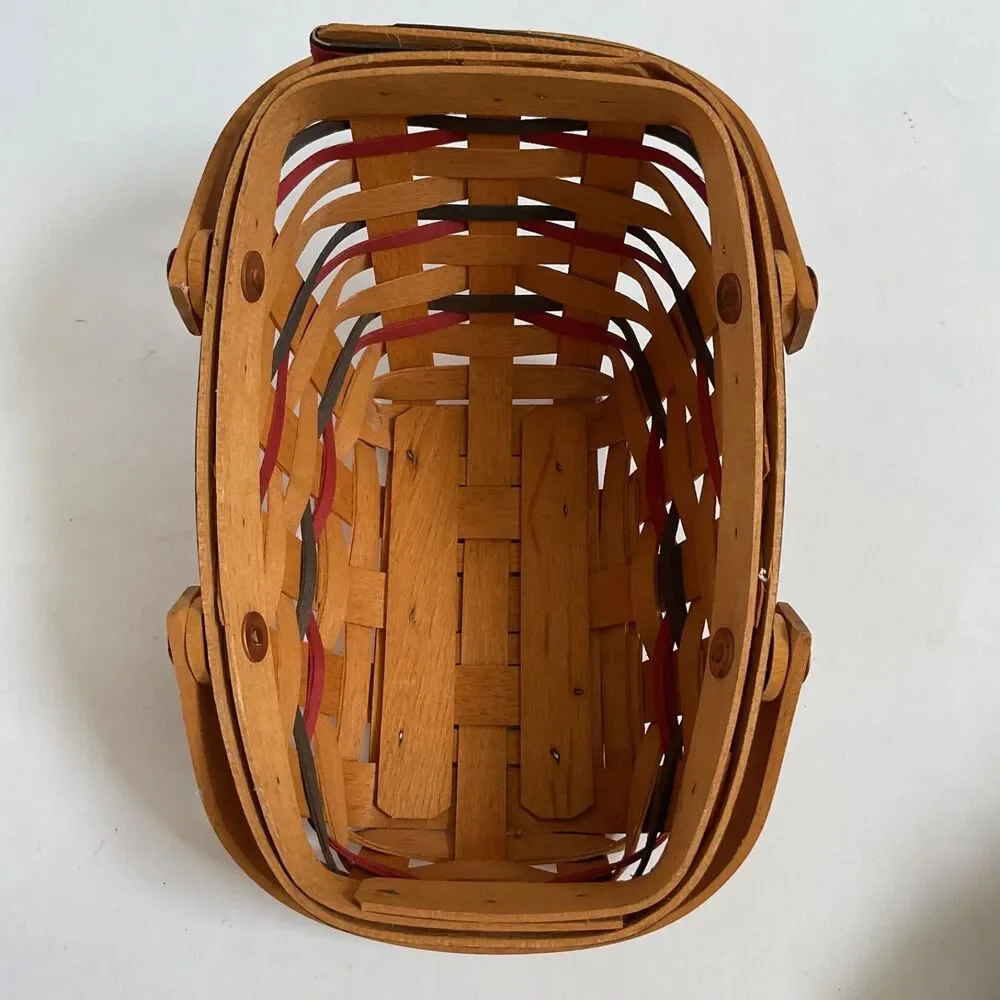 Longaberger All American SUMMERTIME Patriotic Basket Star Stripe Liner Protector